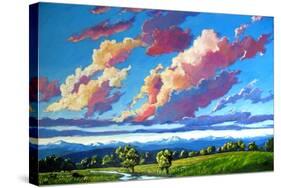 Late Day Clouds over the Divide-Patty Baker-Stretched Canvas