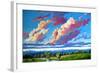 Late Day Clouds over the Divide-Patty Baker-Framed Art Print