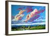 Late Day Clouds over the Divide-Patty Baker-Framed Art Print