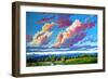 Late Day Clouds over the Divide-Patty Baker-Framed Art Print