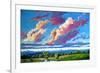 Late Day Clouds over the Divide-Patty Baker-Framed Art Print