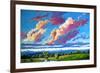 Late Day Clouds over the Divide-Patty Baker-Framed Art Print