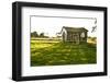 Late Day Sun Pokes Through the Slats of a Corn Crib on a Bucks County, Pennsylvania Farm-Vince M. Camiolo-Framed Photographic Print