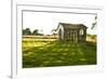 Late Day Sun Pokes Through the Slats of a Corn Crib on a Bucks County, Pennsylvania Farm-Vince M. Camiolo-Framed Photographic Print