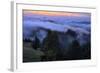 Late Drifting Fog After Sunset at Mount Tamalpais, Marin County-Vincent James-Framed Photographic Print