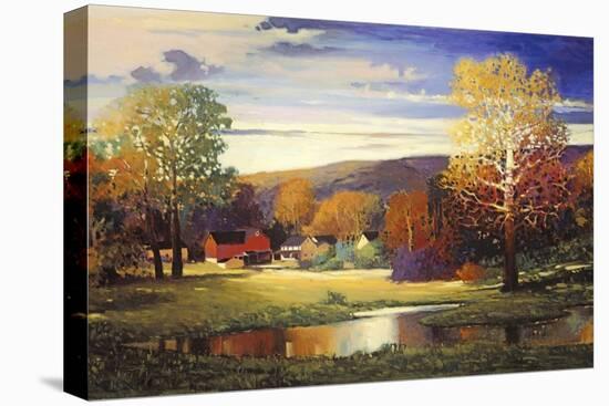 Late Evening in Autumn-Max Hayslette-Stretched Canvas