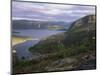 Late Evening Light Over Norwegian Fjord, Lausvnes, Nord-Trondelag, Norway, Europe-Pete Cairns-Mounted Premium Photographic Print