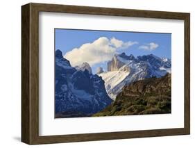 Late Evening Mountain View, Cordillera Del Paine, Torres Del Paine National Park-Eleanor Scriven-Framed Photographic Print