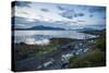 Late Evening Shot of the Bay of Puerto Natales, Patagonia, Chile, South America-Michael Runkel-Stretched Canvas