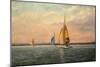 Late Finish - Featuring Dragons on the Medway-Vic Trevett-Mounted Giclee Print
