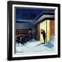 "Late for Party Due to Snow," January 27, 1962-George Hughes-Framed Giclee Print