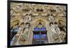 Late Gothic Town Hall at Grote Markt Square, Leuven, Brabant, Belgium, Europe-Hans-Peter Merten-Framed Photographic Print