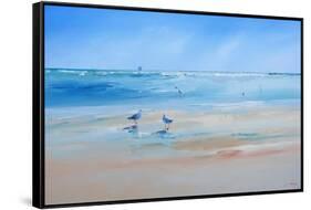 Late Gulls-Craig Trewin Penny-Framed Stretched Canvas