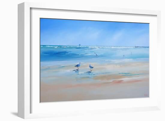 Late Gulls-Craig Trewin Penny-Framed Art Print