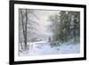 Late Lies the Winter Sun-Anders Andersen-Lundby-Framed Giclee Print