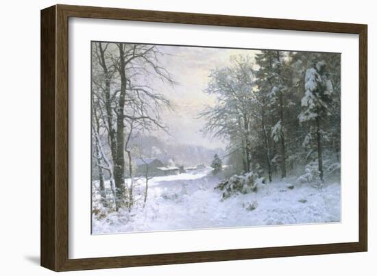 Late Lies the Winter Sun-Anders Andersen-Lundby-Framed Giclee Print