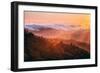 Late Light Above the Fog, Mount Tamalpais, Marin County, San Francisco-Vincent James-Framed Photographic Print