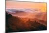 Late Light Above the Fog, Mount Tamalpais, Marin County, San Francisco-Vincent James-Mounted Photographic Print