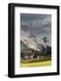 Late Light and Clearing Fog over a Charming Bavarian Farm Village-Adam Barker-Framed Photographic Print