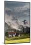 Late Light and Clearing Fog over a Charming Bavarian Farm Village-Adam Barker-Mounted Photographic Print