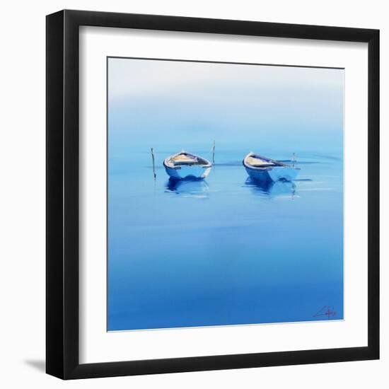 Late Moorings-Craig Trewin Penny-Framed Art Print