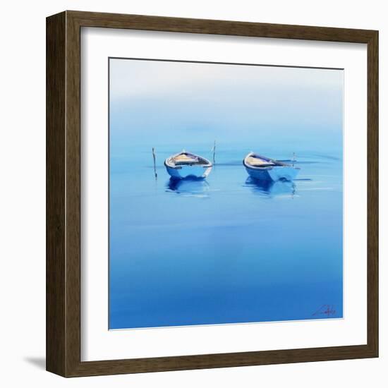 Late Moorings-Craig Trewin Penny-Framed Art Print