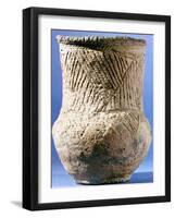 Late Neolithic/Early Bronze Age Ceramic Beaker, European, C4000 Bc-null-Framed Photographic Print