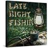 Late Night Fishing-Janet Kruskamp-Stretched Canvas