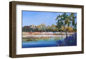 Late Night, The Murray 2-Craig Trewin Penny-Framed Art Print