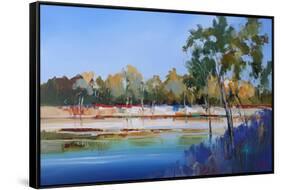 Late Night, The Murray 2-Craig Trewin Penny-Framed Stretched Canvas