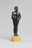 Statuette of the God Ptah-Late Period Egyptian-Framed Stretched Canvas