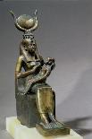 Statuette of the Goddess Isis and the Child Horus-Late Period Egyptian-Giclee Print