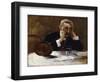 Late Self-Portrait; Spates Selbstbildnis-Carl Schuch-Framed Giclee Print