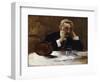 Late Self-Portrait; Spates Selbstbildnis-Carl Schuch-Framed Giclee Print