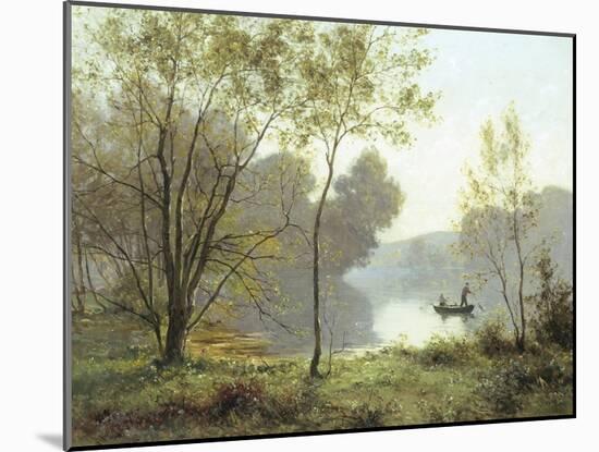 Late Summer Afternoon on the Lake-Albert Gabriel Rigolot-Mounted Premium Giclee Print