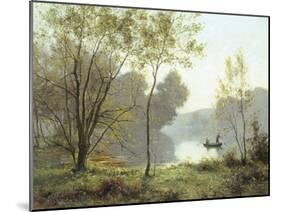 Late Summer Afternoon on the Lake-Albert Gabriel Rigolot-Mounted Premium Giclee Print