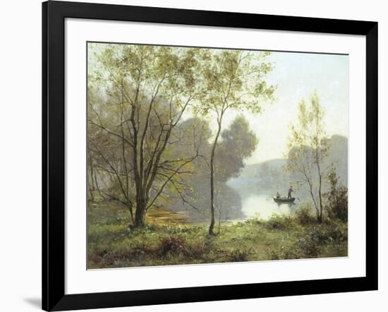 Late Summer Afternoon on the Lake-Albert Gabriel Rigolot-Framed Giclee Print