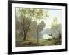 Late Summer Afternoon on the Lake-Albert Gabriel Rigolot-Framed Giclee Print