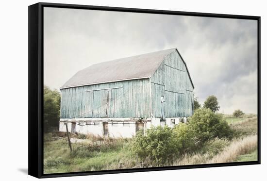 Late Summer Barn I Crop-Elizabeth Urquhart-Framed Stretched Canvas