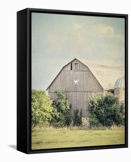 Late Summer Barn II Crop-Elizabeth Urquhart-Framed Stretched Canvas