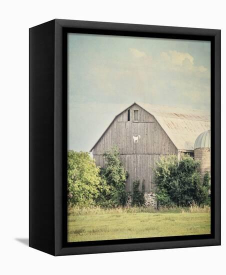 Late Summer Barn II Crop-Elizabeth Urquhart-Framed Stretched Canvas