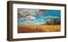 Late Summer Clouds-null-Framed Art Print