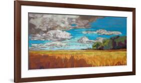 Late Summer Clouds-null-Framed Art Print