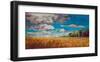 Late Summer Clouds-null-Framed Art Print