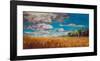 Late Summer Clouds-null-Framed Art Print