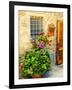 Late Summer in the Tuscan Village of Volpaia, Tuscany, Italy-Richard Duval-Framed Photographic Print