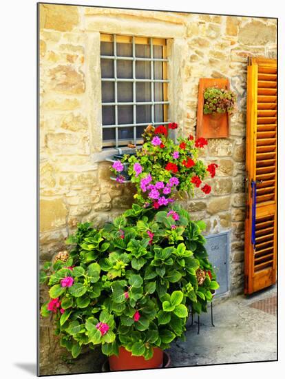 Late Summer in the Tuscan Village of Volpaia, Tuscany, Italy-Richard Duval-Mounted Photographic Print