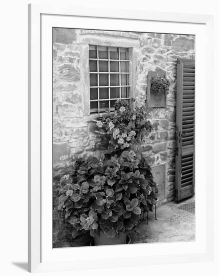 Late Summer in the Tuscan Village of Volpaia, Tuscany, Italy-Richard Duval-Framed Photographic Print