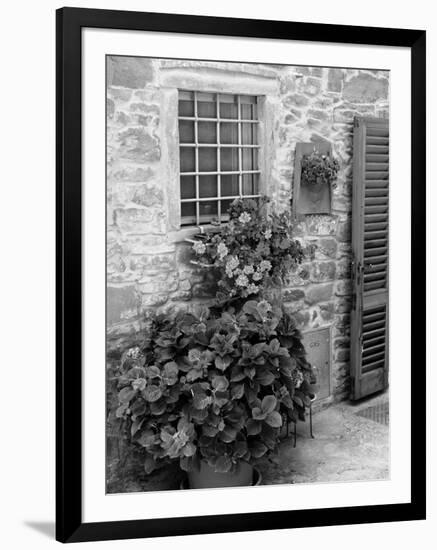 Late Summer in the Tuscan Village of Volpaia, Tuscany, Italy-Richard Duval-Framed Photographic Print