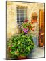 Late Summer in the Tuscan Village of Volpaia, Tuscany, Italy-Richard Duval-Mounted Premium Photographic Print